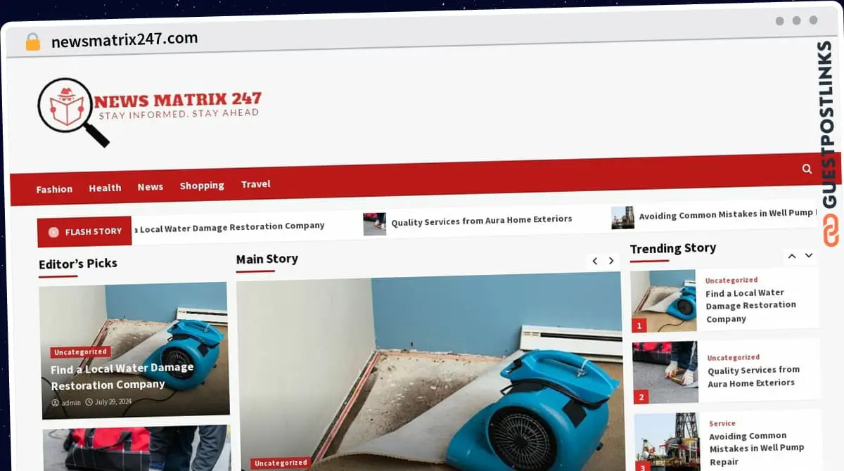 Publish Guest Post on newsmatrix247.com