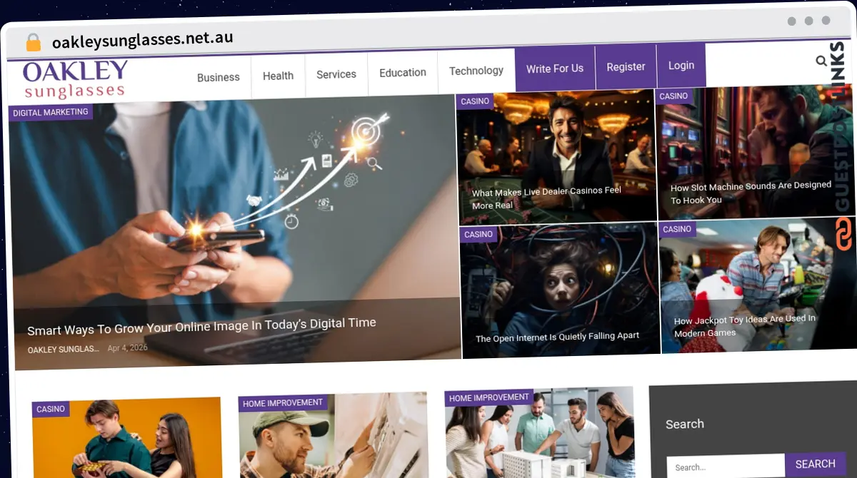 Publish Guest Post on oakleysunglasses.net.au