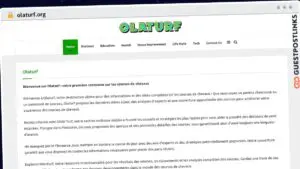 Publish Guest Post on olaturf.org