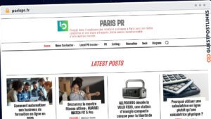 Publish Guest Post on parispr.fr