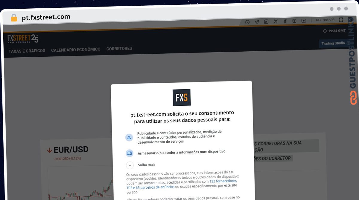 Publish Guest Post on pt.fxstreet.com