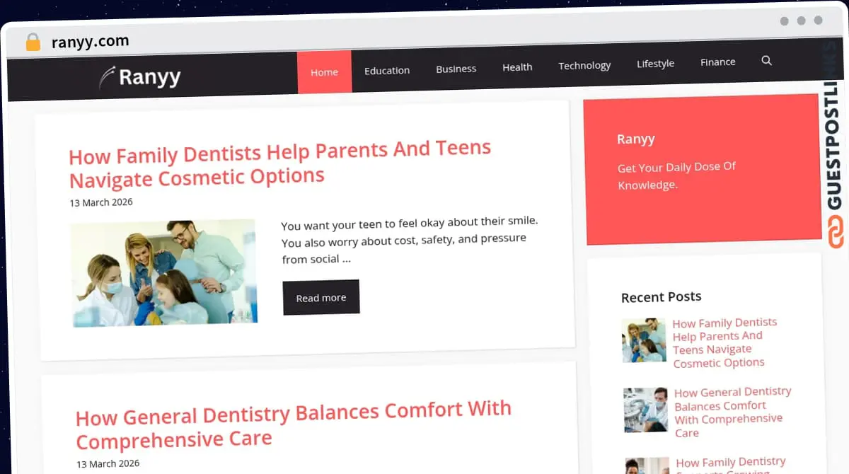 Publish Guest Post on ranyy.com