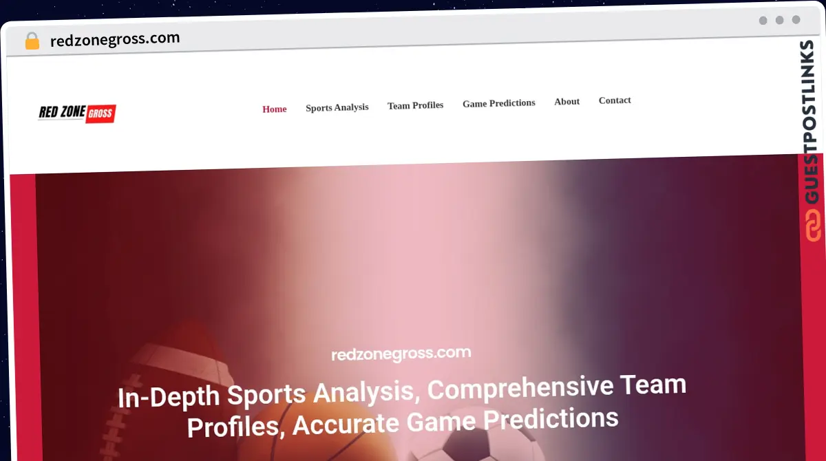 Publish Guest Post on redzonegross.com