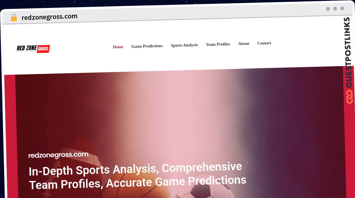 Publish Guest Post on redzonegross.com