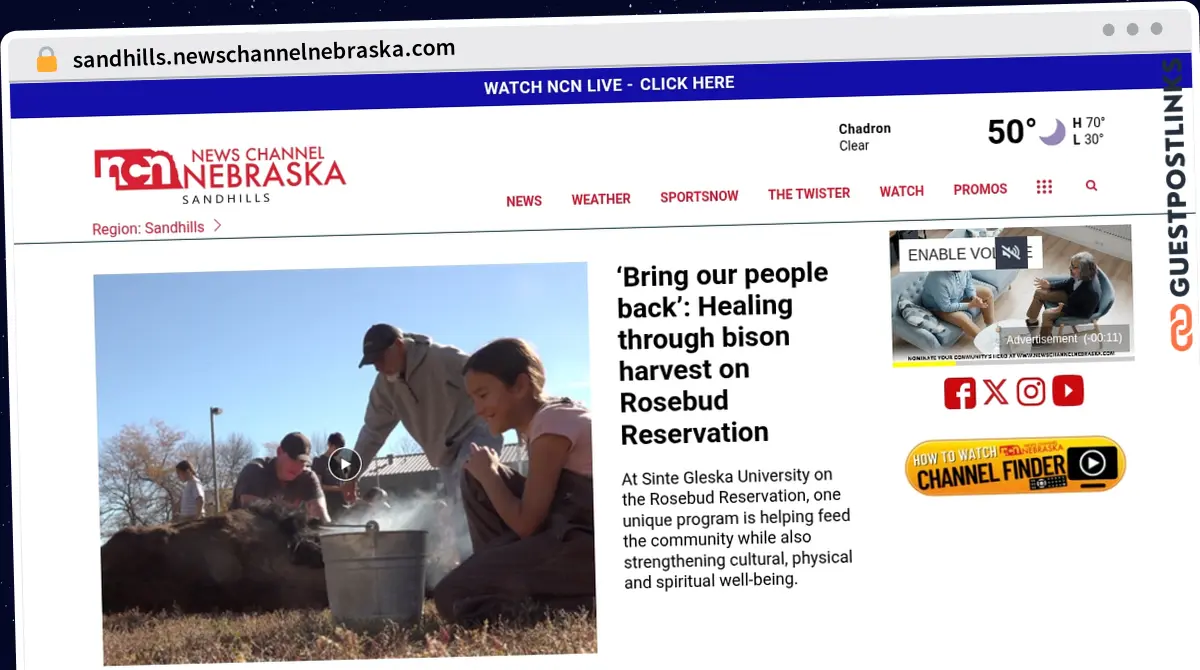 Publish Guest Post on sandhills.newschannelnebraska.com