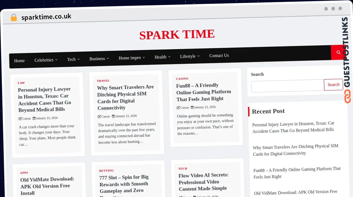 Publish Guest Post on sparktime.co.uk