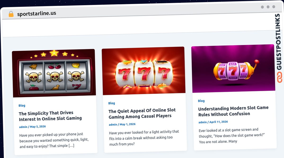 Publish Guest Post on sportstarline.us