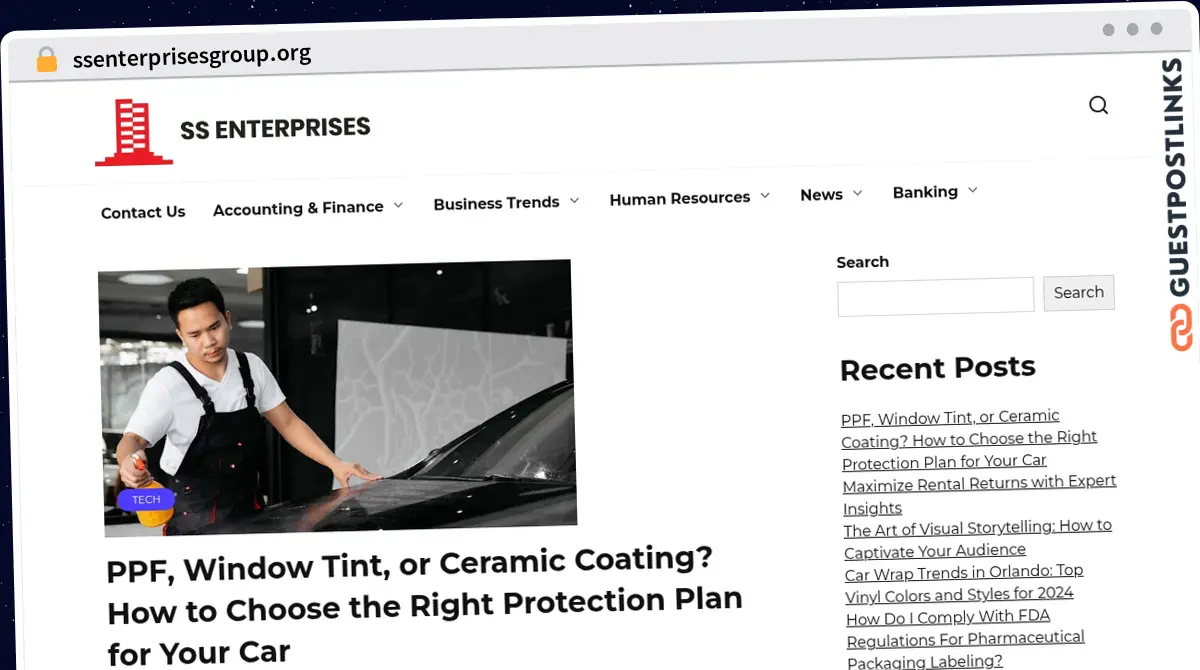 Publish Guest Post on ssenterprisesgroup.org