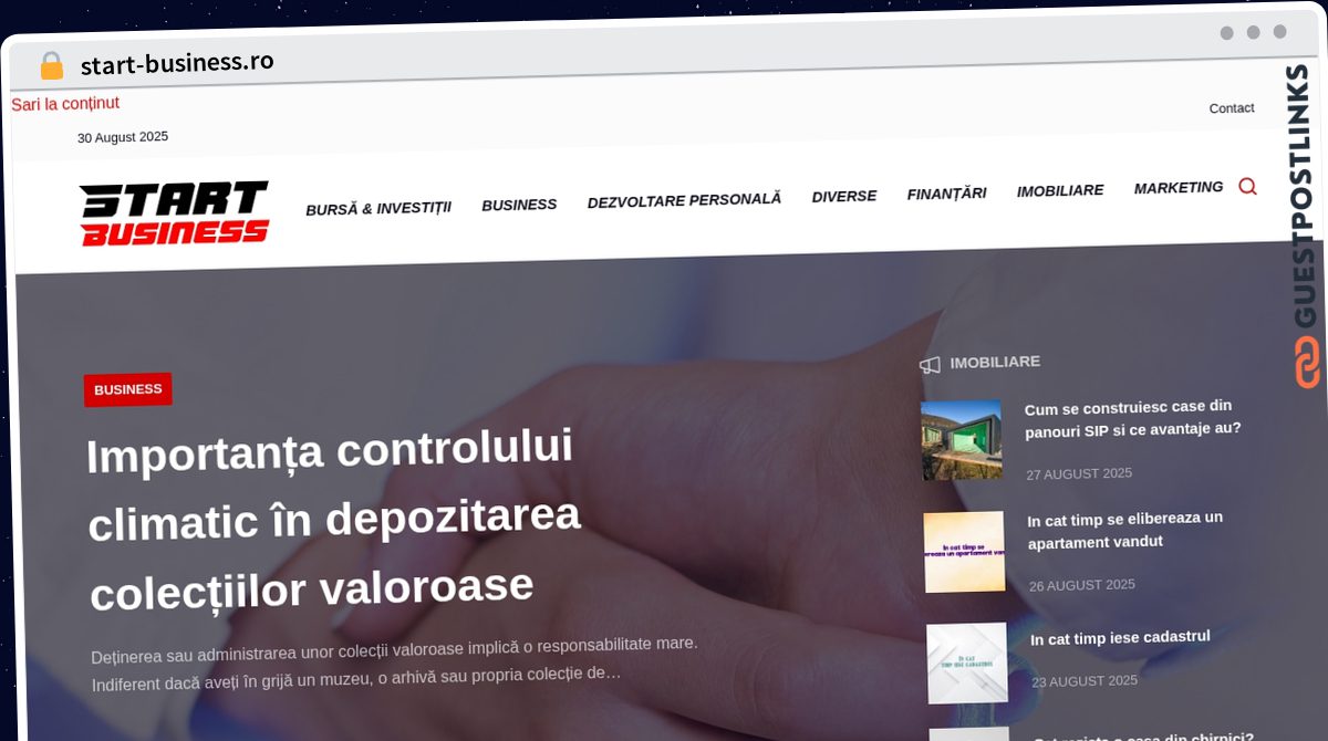 Publish Guest Post on start-business.ro