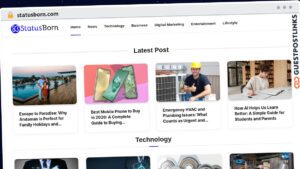 Publish Guest Post on statusborn.com