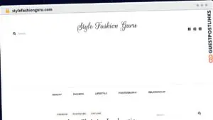 Publish Guest Post on stylefashionguru.com