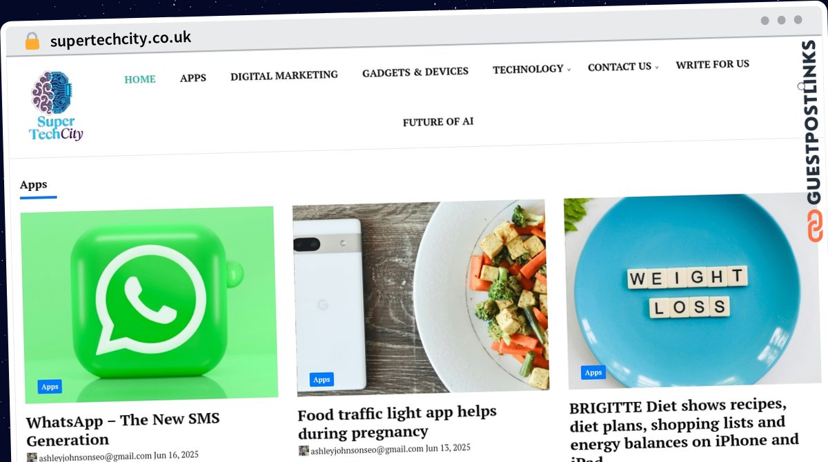Publish Guest Post on supertechcity.co.uk