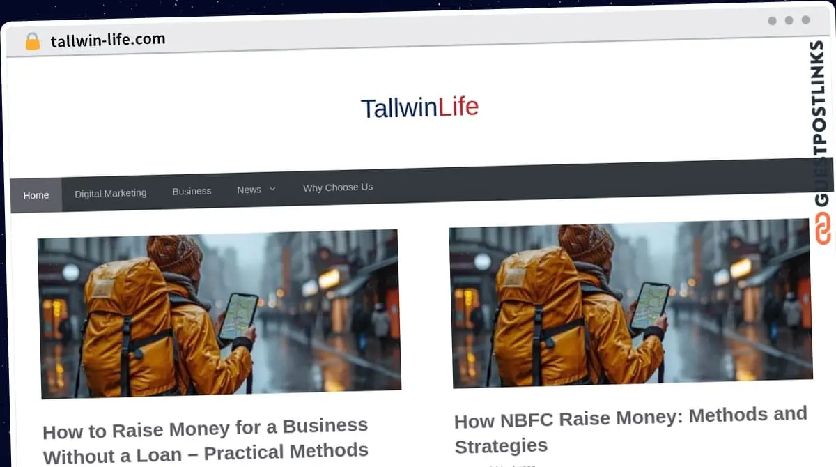 Publish Guest Post on tallwin-life.com
