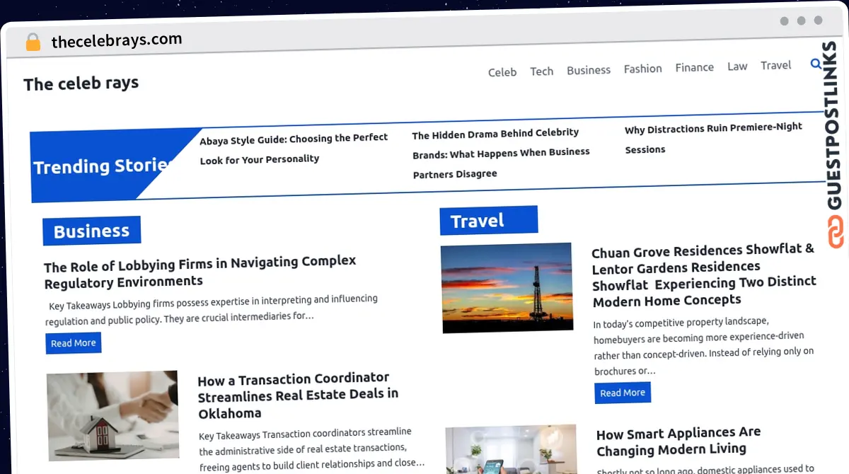 Publish Guest Post on thecelebrays.com