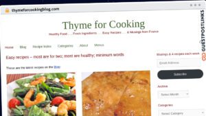 Publish Guest Post on thymeforcookingblog.com