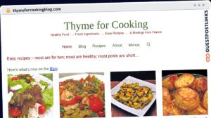 Publish Guest Post on thymeforcookingblog.com