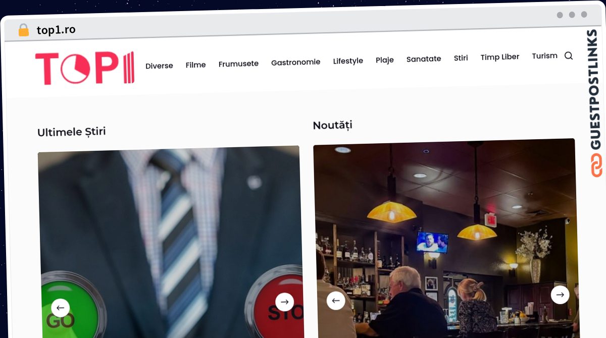 Publish Guest Post on top1.ro