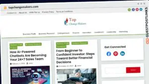 Publish Guest Post on topchangemakers.com
