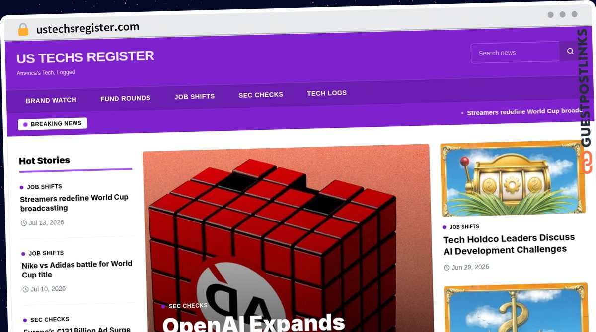 Publish Guest Post on ustechsregister.com