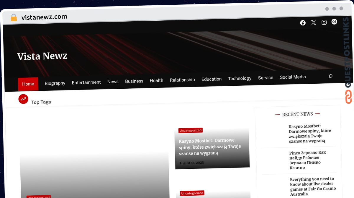 Publish Guest Post on vistanewz.com