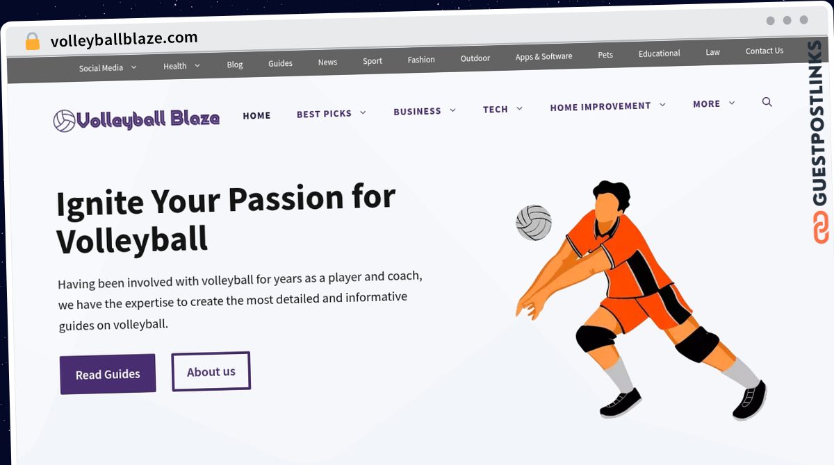 Publish Guest Post on volleyballblaze.com