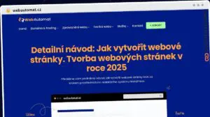 Publish Guest Post on webautomat.cz