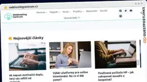 Publish Guest Post on webhostingcentrum.cz