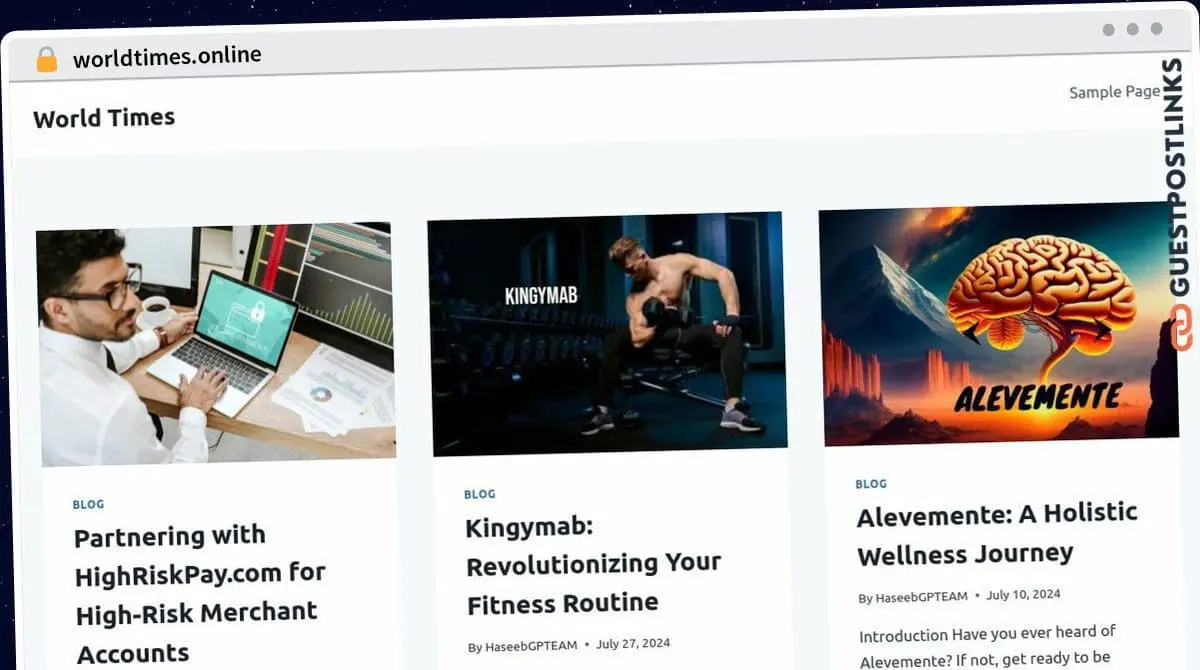 Publish Guest Post on worldtimes.online