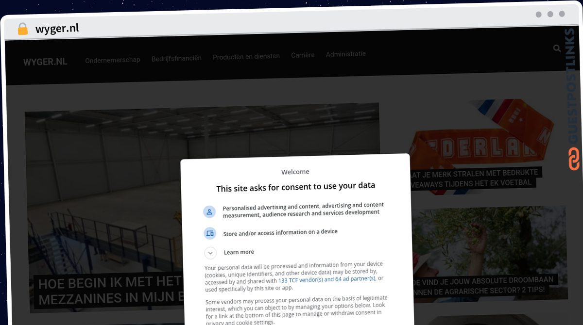 Publish Guest Post on wyger.nl