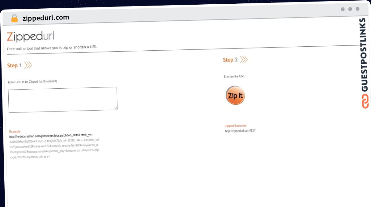Publish Guest Post on zippedurl.com