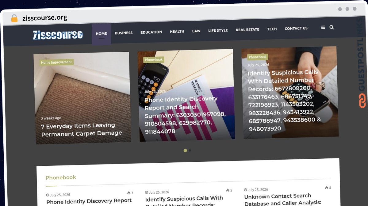Publish Guest Post on zisscourse.org
