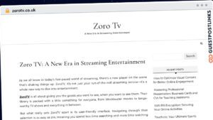 Publish Guest Post on zorotv.co.uk