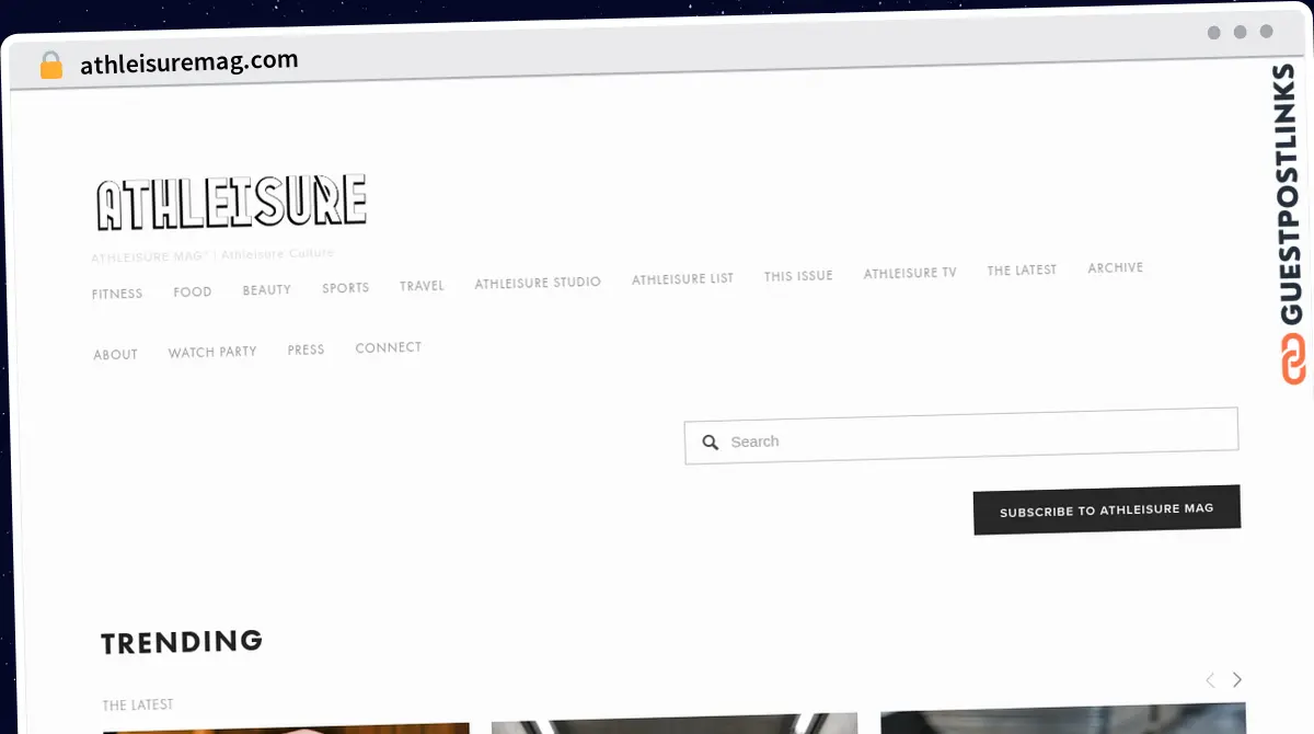 Publish Guest Post on athleisuremag.com