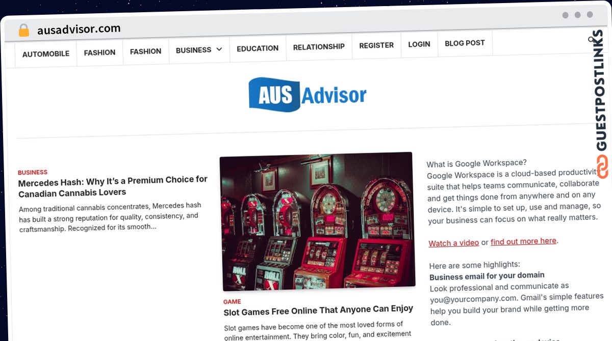 Publish Guest Post on ausadvisor.com