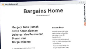 Publish Guest Post on bargainshome.uk