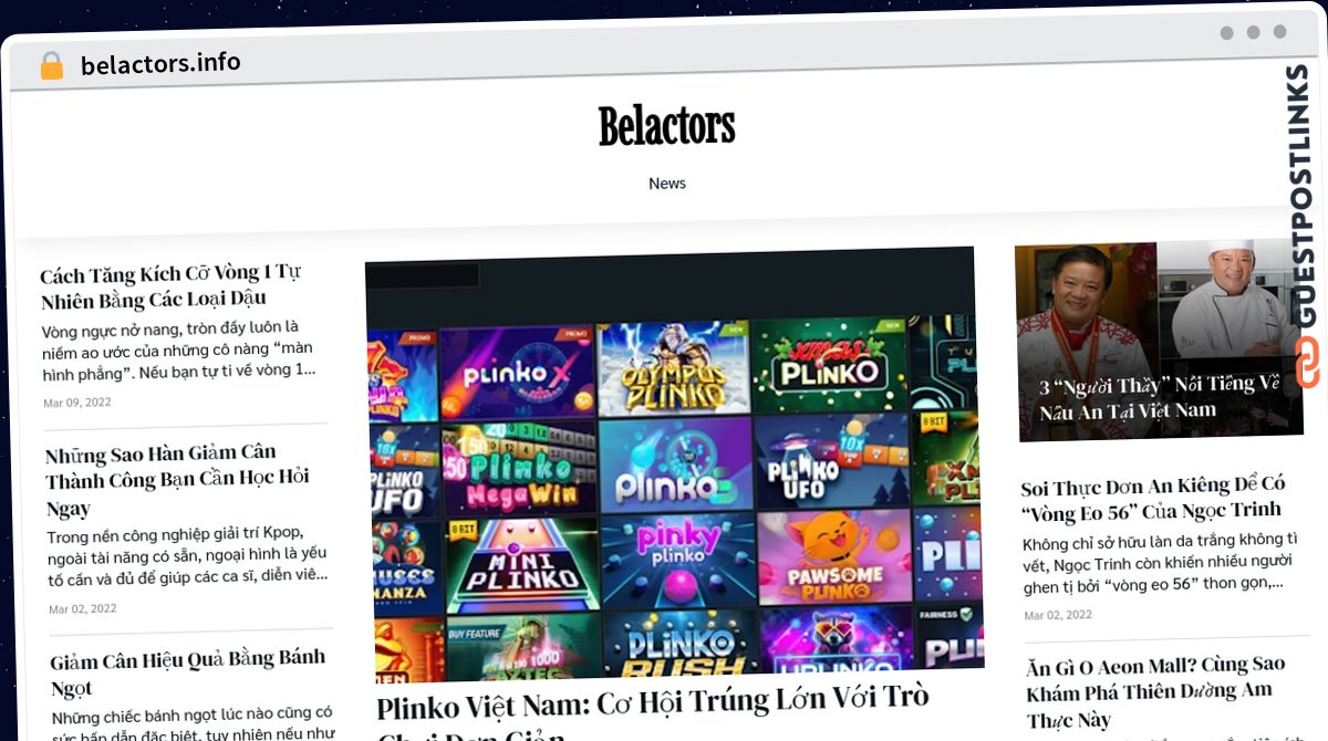 Publish Guest Post on belactors.info