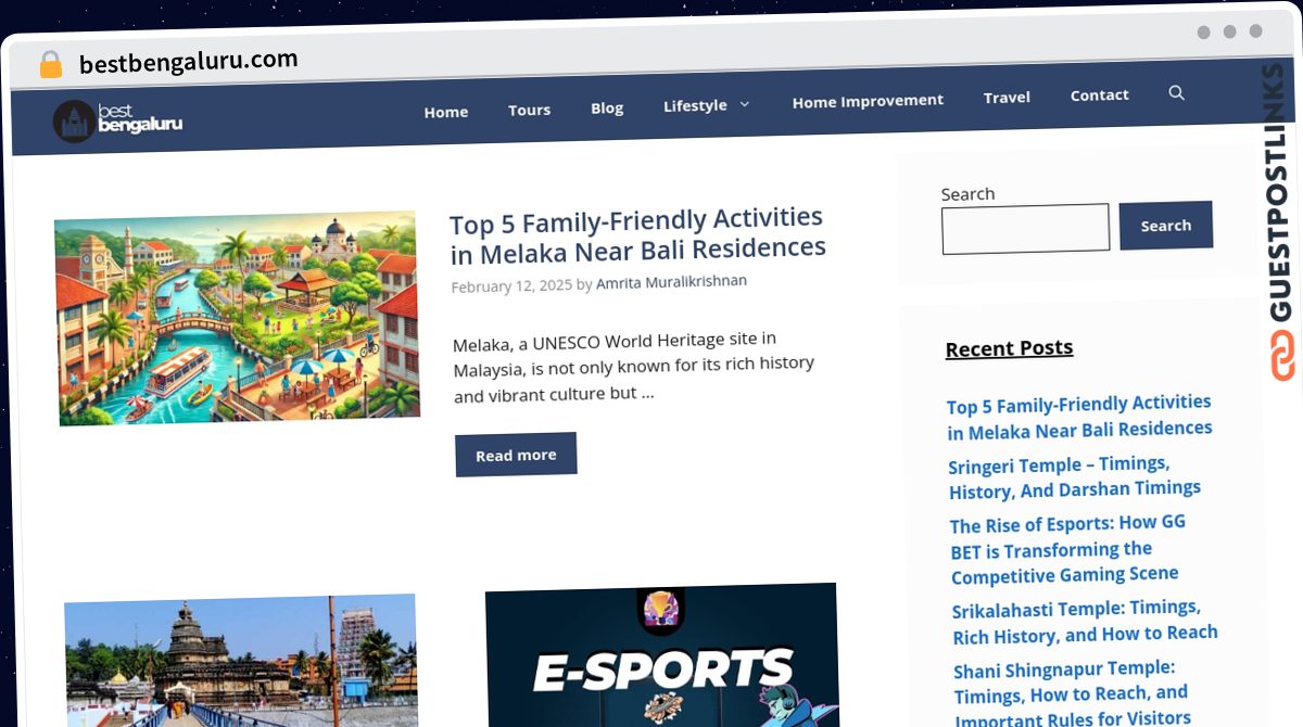 Publish Guest Post on bestbengaluru.com