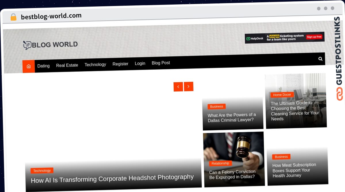 Publish Guest Post on bestblog-world.com