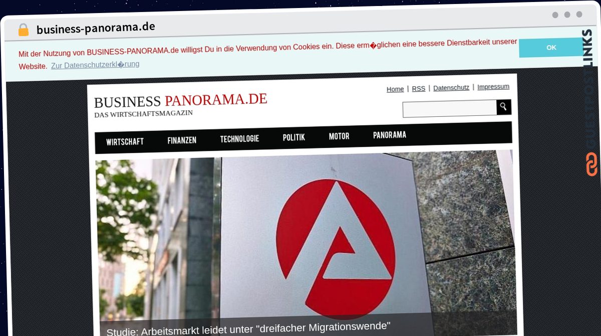 Publish Guest Post on business-panorama.de