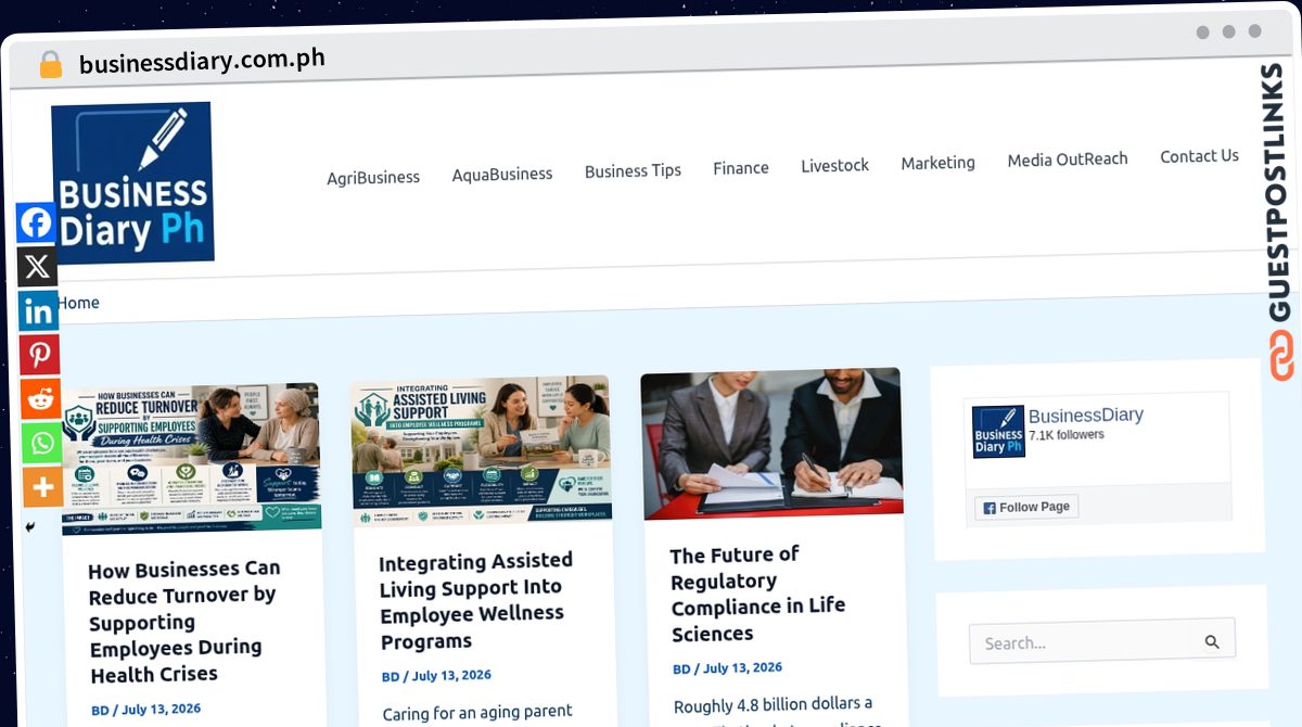 Publish Guest Post on businessdiary.com.ph