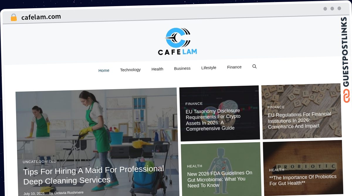 Publish Guest Post on cafelam.com