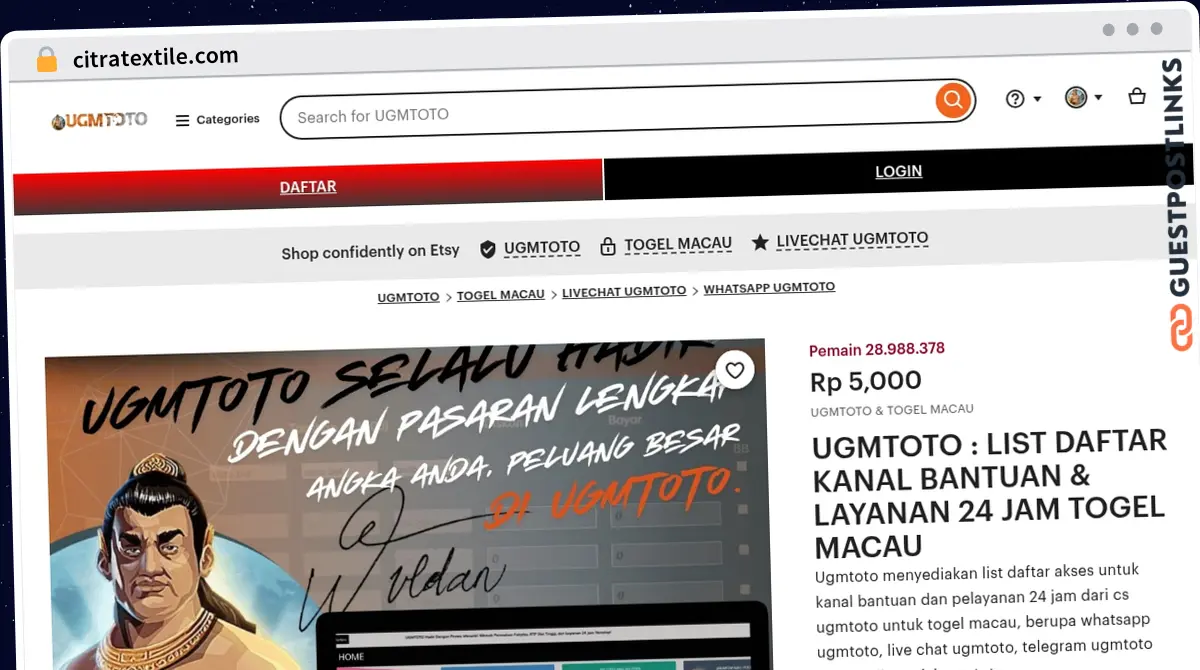 Publish Guest Post on citratextile.com