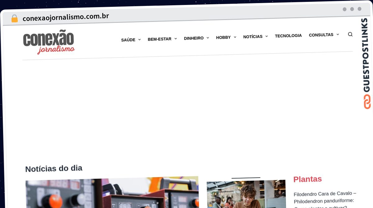 Publish Guest Post on conexaojornalismo.com.br