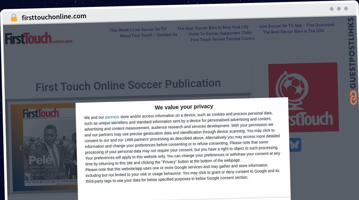 Publish Guest Post on firsttouchonline.com