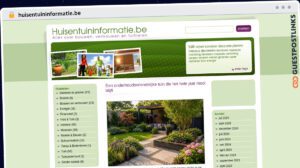 Publish Guest Post on huisentuininformatie.be