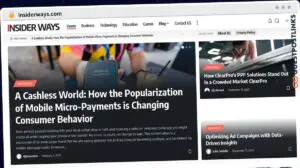 Publish Guest Post on insiderways.com
