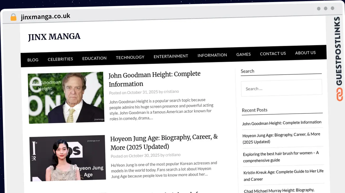 Publish Guest Post on jinxmanga.co.uk