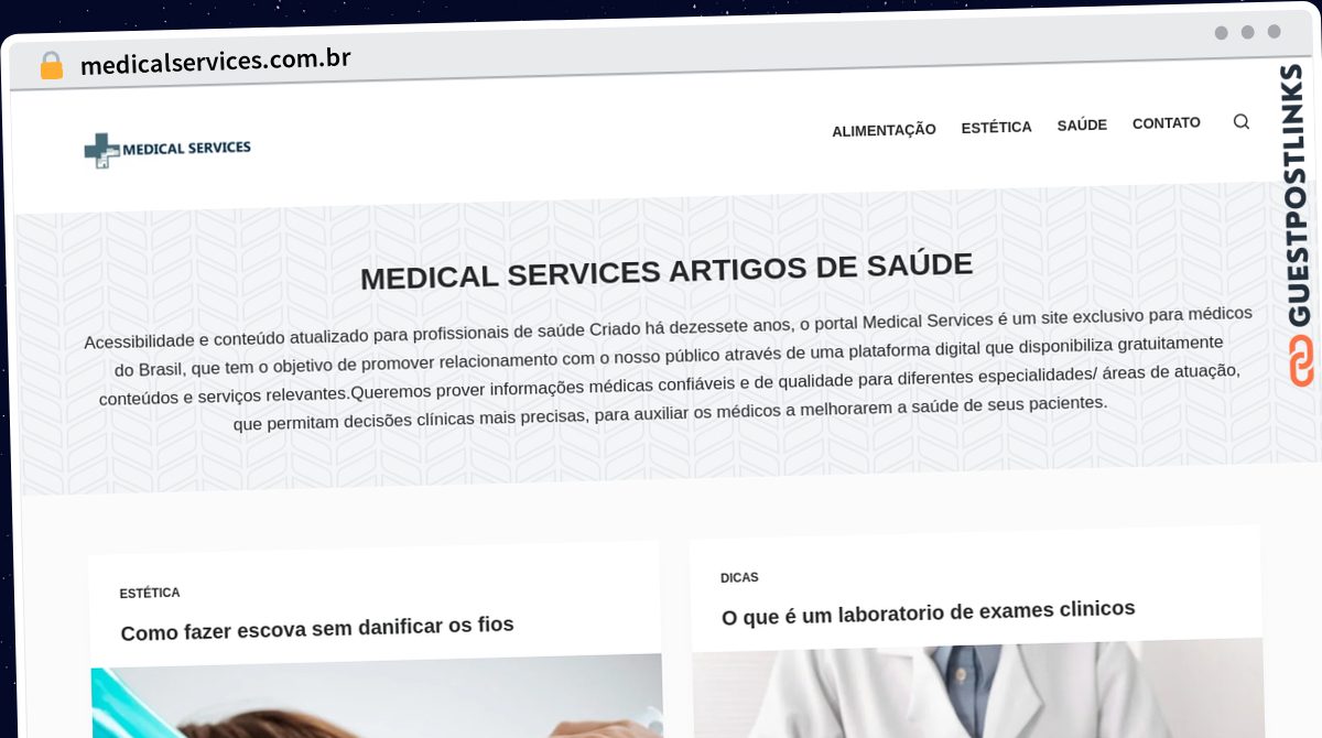 Publish Guest Post on medicalservices.com.br