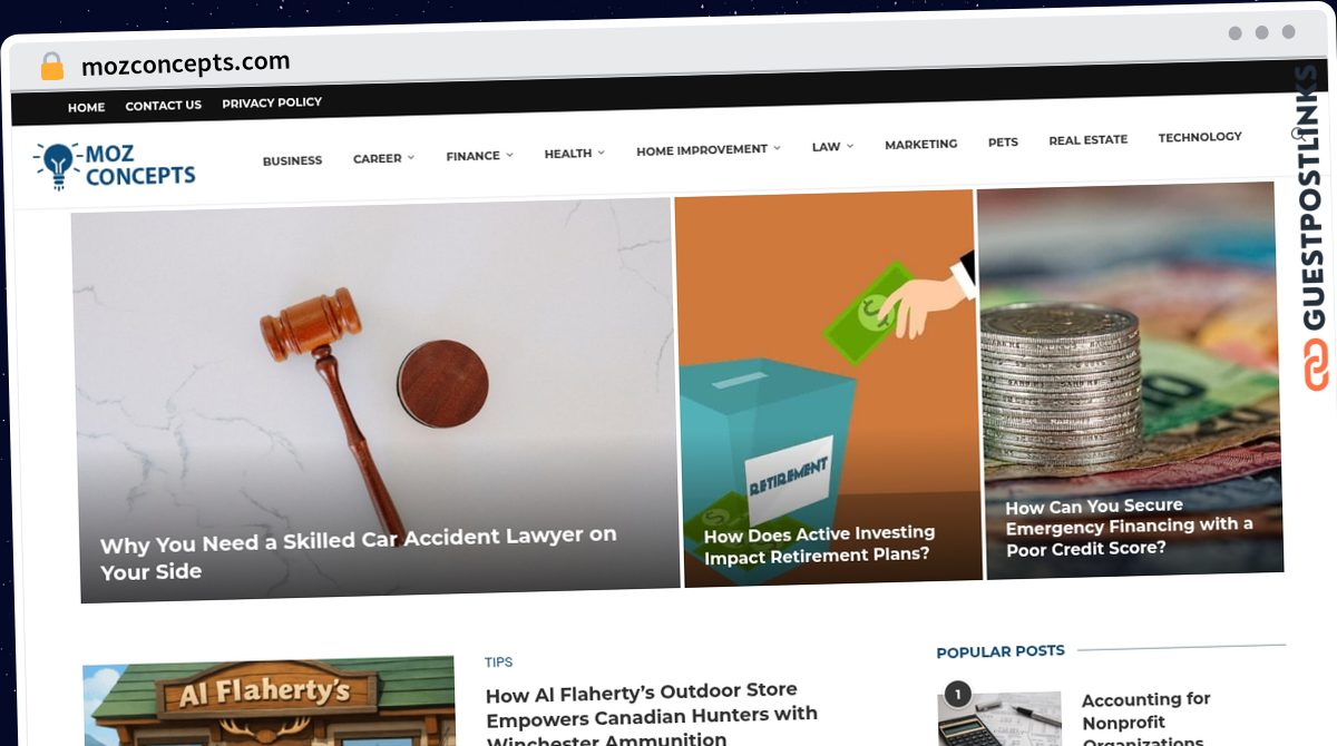 Publish Guest Post on mozconcepts.com
