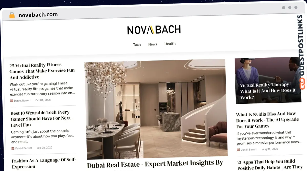 Publish Guest Post on novabach.com
